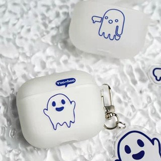 เคสหูฟังไร้สาย แบบนิ่ม ลายผีน้อย สําหรับ Airpods 1 2 Pro 3