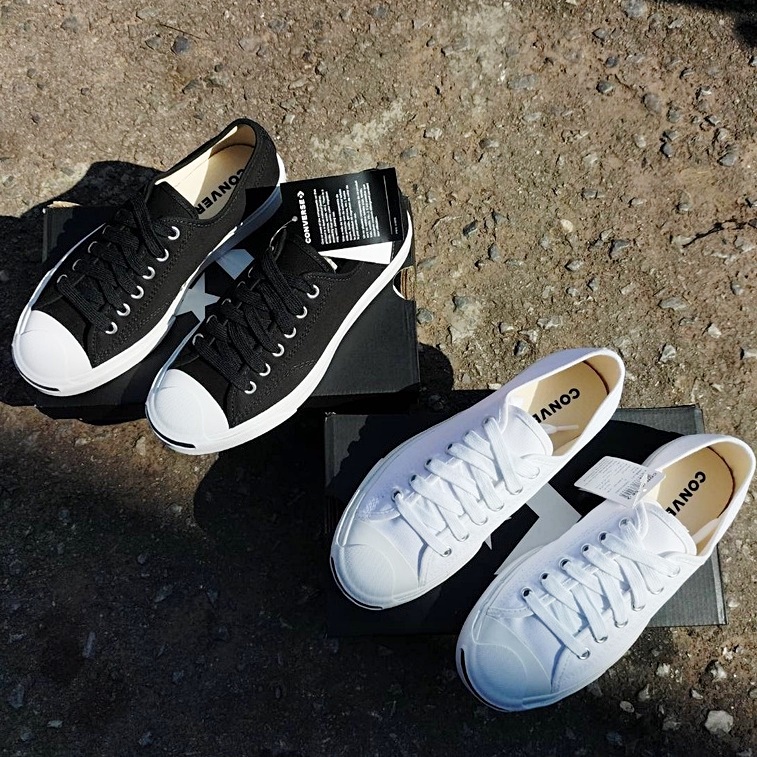 รองเท้าผ้าใบ แจ๊ค CONVERSE รุ่น JACK PURCELL COTTON OX รหัส 16-4056CBK / 16-4057CWW
