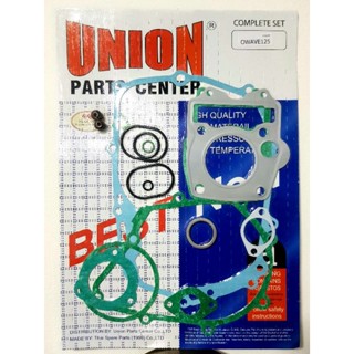 ปะเก็นชุดใหญ่ WAVE125 เวฟ125 (Complete set)แบรนด์ UNION PARTS CENTER #ของแท้100%