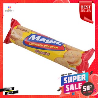 เมจิก แซนวิชแครกเกอร์ รสชีส 115 กรัมMagic Sandwich Crackers Cheese Flavor 115 g.