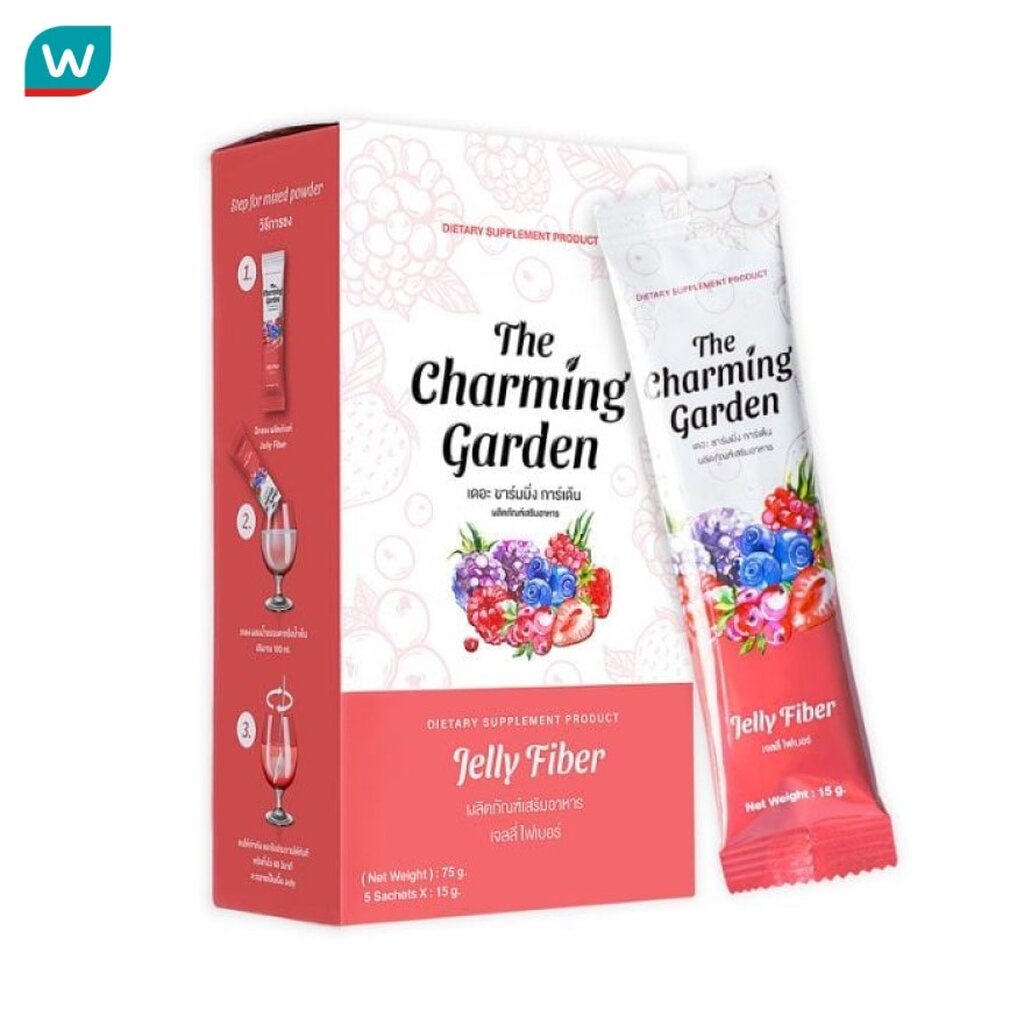 The Charming Garden เดอะ ชาร์มมิ่ง การ์เด้น เจลลี่ ไฟเบอร์ 5 ซอง