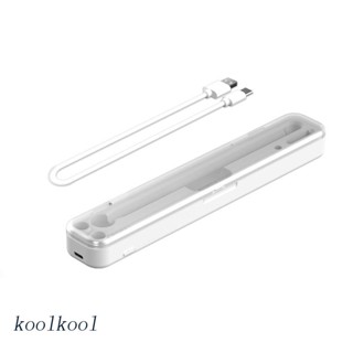Koolool กล่องเก็บดินสอ แบบมีสาย และที่ชาร์จแม่เหล็กไร้สาย แบบพกพา สําหรับ Pencil 1 2 Generation