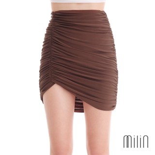 [MILIN] Vernal Skirt Ruched high waisted skirt กระโปรงทรงเอวสูงแต่งรูด