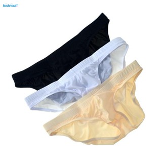 【HODRD】Men Underwear Y-Front Briefs Mid Waist One Piece Semi-Transparent Breathable 2022 hot sal enew【Fashion】