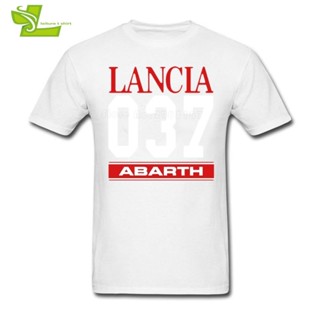 เสื้อยืดผ้าฝ้ายพิมพ์ลายขายดี Yuanl5 [พร้อมส่ง] เสื้อยืดแขนสั้น พิมพ์ลาย Rally Cars Lancia 046 Abarth Coming พลัสไซซ์ ของ