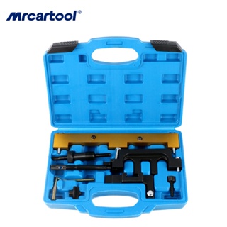 MRCARTOOL【BMW】 8Pcs Camshaft เครื่องยนต์เวลาล็อคเพลาลูกเบี้ยวติดตั้งและถอดชุดเครื่องมือ BMW 318I 320I 316I E87 E46 E60 E9 N42 N46 ชุดเครื่องมือติดตั้ง และถอดเพลาลูกเบี้ยว