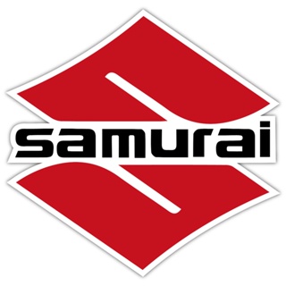 สติกเกอร์ไวนิล ลายโลโก้ Suzuki Samurai 4x4 สไตล์วินเทจ สําหรับติดตกแต่งรถยนต์ รถบรรทุก