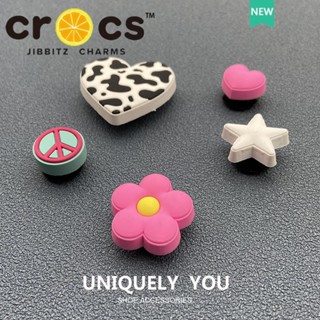 jibbitz crocs charms แท้ ตัวติดรองเท้า  อุปกรณ์เสริม จี้รูปดอกไม้ สําหรับตกแต่งรองเท้า crocs jibbitz