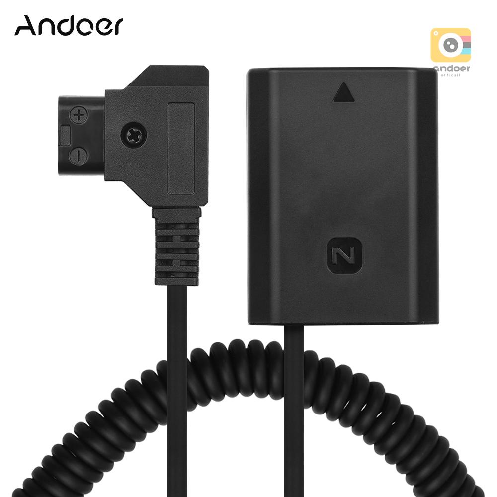 Andoer D-Tap to NP-FZ100 DC Coupler Adapter Fully Decoded Dummy Battery Accessory Replacement for  A