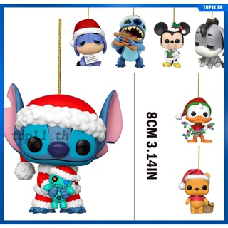 จี้ต้นคริสต์มาส Disney Stitch/Donald Duck/Mickey Xmas Tree แขวนเครื่องประดับ Home Christmas Party อุปกรณ์ตกแต่ง