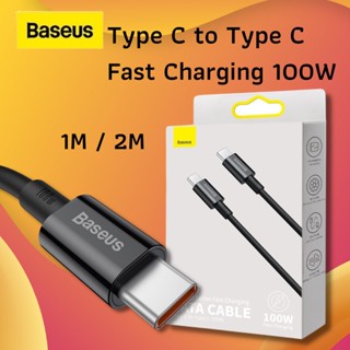 Baseus สายเคเบิล 100 W  สายชาร์จ Fast Charging Data Cable Type-C to Type-C 100W สายชาร์จเร็ว