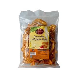 ศรีวรรณาโกลด์ กล้วยทอดกรอบรสปาปริก้า 90 กรัม (SRIWANNA GOLD Banana Chips with Paprika Flavar 90 g.)