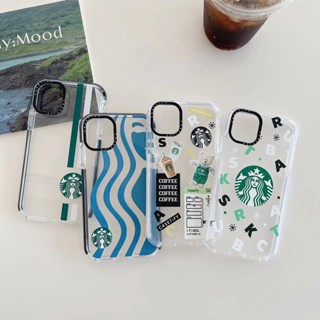 เคส TPUใสลายกาแฟCASETF iP14 iP14PLUS iP14PRO iP14PROMAX