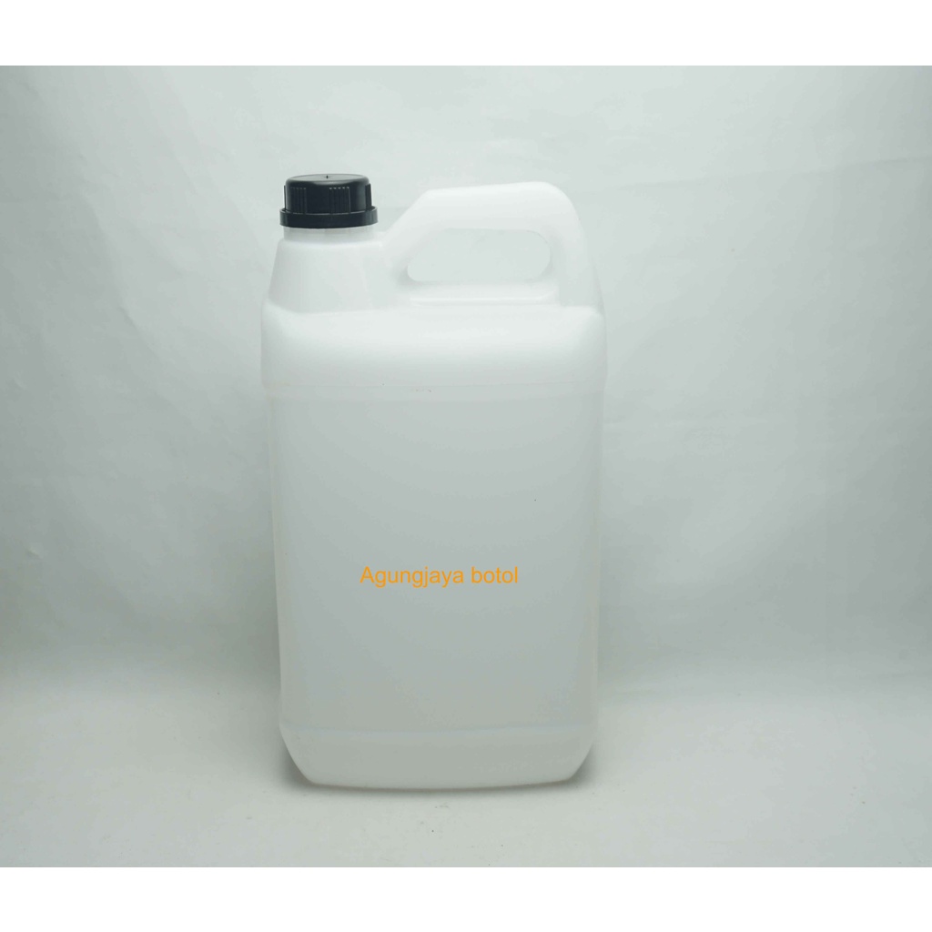5L Jerry Can Bottle คอ HDPE ธรรมชาติ 40 ชุด Mi/Jerry Can 5000 Ml ฝาสี