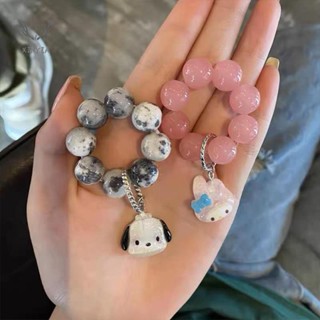 Xinyia1 สร้อยข้อมือ จี้รูปสุนัข Pochacco Cinnamoroll Dog น่ารัก ของขวัญเพื่อน สําหรับผู้ชาย และผู้หญิง