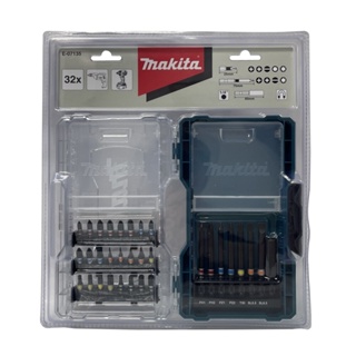 E-07135 Makita ชุดรวมดอกไขควง 32ชิ้น/ชุด 32 pcs bit set with clear case,NZ