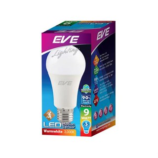 หลอด LED EVE A60 MOTION SENSOR WARM WHITE E27 9 วัตต์