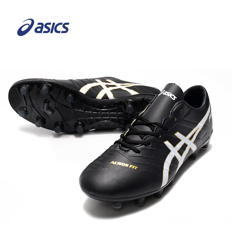 Asics Soccer Shoes ขนาด 40-44 ชาย FG ฟุตบอลรองเท้ามืออาชีพกลางแจ้งห้าฟุตบอลรองเท้า