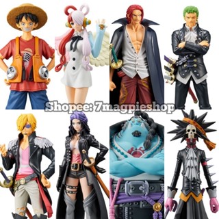 Lot JP🇯🇵 DXF ワンピース The Grandline Men Lady One Piece Film Red Figure vol.1-9 Luffy Zoro Sanji Uta Nico Robin Brook แมวทอง