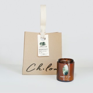 เทียนหอมไขรำข้าว | CH.LOM Rice Wax Candle “Forest of life”