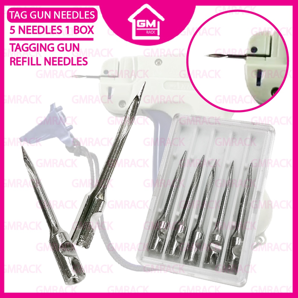 [GMTRACK] TAGGING GUN NEEDLES 5 IN 1 5 ชิ้น NEEDLES BOX REFILL NEEDLES PIN