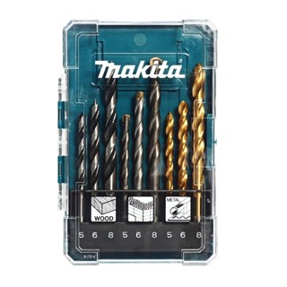 MAKITA D-71962 ดอกเจาะไม้,ปูน,เหล็ก 9PC