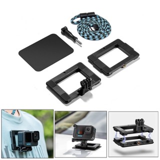 ขาใส่โกโปร กล้องแอคชั่น แบบแผ่นMagnet พร้อมสายคล้องคอ Magnetic quick release for Gopro , Action camera