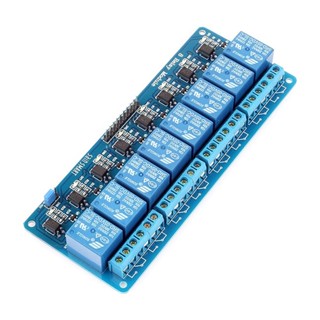 8 Channel Relay Module With Optocoupler Low Trigger 5V