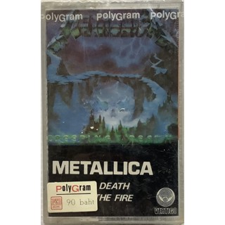 Cassette Tape เทปคาสเซ็ตเพลง Metallica Creeping Death Jump In The Fire ลิขสิทธิ์ ซีล