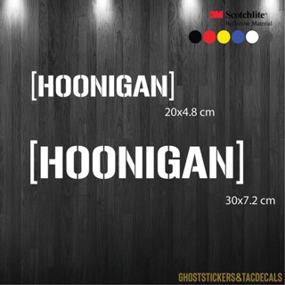 สติกเกอร์HOONIGAN ตกแต่ง รถยนต์ มอเตอร์ไซค์ งานตัด