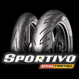 [ยางปี22] ASPIRA PREMIO : SPORTIVO ขอบ12,13,14,17 ครบทุกขนาด ยางมอเตอร์ไซค์ ยางนอก สำหรับ 100-500 CC.