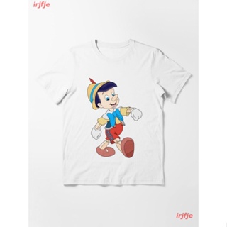 Tee 2022 Pinocchio Essential T-Shirt เสื้อยืด ดพิมพ์ลาย ดผ้าเด้ง คอกลม cotton แฟชั่น sale Unisex