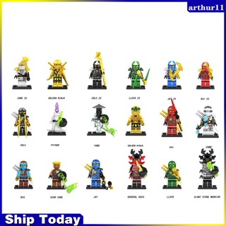 Arthur Lego GA131-148 ของเล่นตัวต่อ โมเดลฟิกเกอร์ Ninjago Series ขนาดเล็ก ของขวัญ สําหรับเด็ก