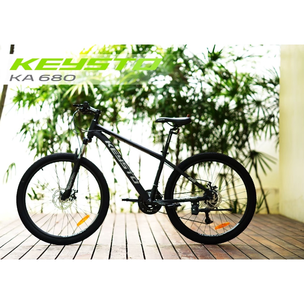 *ผ่อนได้ คอยน์คืน* KEYSTO KA680 จักรยานเสือภูเขาเฟรมอลูมิเนียมซ่อนสาย ล้อ 26" เกียร์ L-TWOO 24SP ดิส