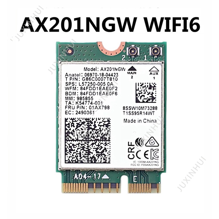Intel AX210 WI-FI 6E 2400M บลูทูธ 5.2 Dual Band 3000Mbps M.2 การ์ดไร้สาย AX210NGW 2.4G/5G 802.11ax W