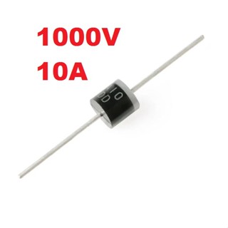 (20ชิ้น) ไดโอด 10A10 SILICON RECTIFIERS Rectifier Diode 10A 1000V R-6 10AMP