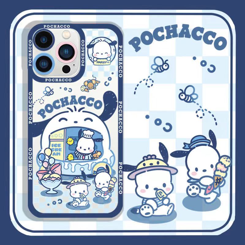 เคสโทรศัพท์มือถือ TPU ใส ลายสุนัข Pochacco สําหรับ IPhone 15 14 Pro Max 15 14 Plus 13 Pro Max 13 Mini 12 Pro Max 12 Mini 11 Pro Max 6 6s 7 8 Plus XR X XS..