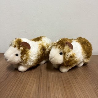 ตุ๊กตาหนูแกสบี้ แกสบี้ หนูน่ารัก ตุ๊กตาสัตว์เหมือนจริง  Guinea Pig Doll Toys  Guinea Pig Brown White Tan Plush Stuffed