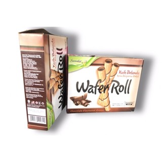 wafer roll(samudra)เวเฟอร์อัดแท่งสอดใส้ ขนาด90 g