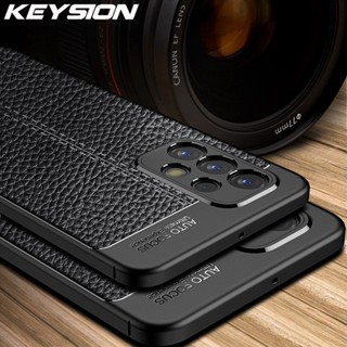 Keysion เคสโทรศัพท์หนัง ซิลิโคนนิ่ม กันกระแทก สําหรับ Samsung A23 A33 A13 5G Galaxy S21 FE 5G