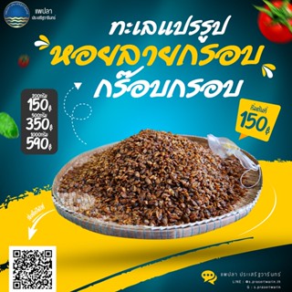 หอยลายกรอบ หอยลายทอดกรอบ หอยลายอบกรอบ หอยลาย หอย หอยกรอบ หอยทอด ของแห้ง อาหารทะเล อาหารทะเลแห้ง ของฝาก