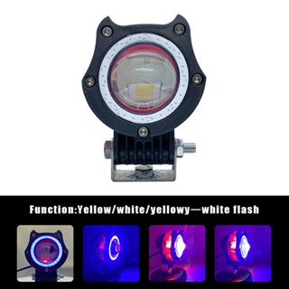 Fog Light Led Headlight Outdoor Garden IP68 RGB Replacements Waterproof White Yellow Accessories Aluminium Alloy