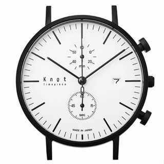 KNOT | นาฬิกาข้อมือ Chronograph ของแท้ (ผลิตในประเทศญี่ปุ่น ) Made in Japan รุ่น CC-39BKWH