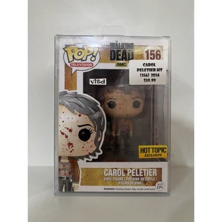 Funko Pop Carol Peletier Bloody The Walking Dead AMC Exclusive 156 กล่องมีรอยยับ