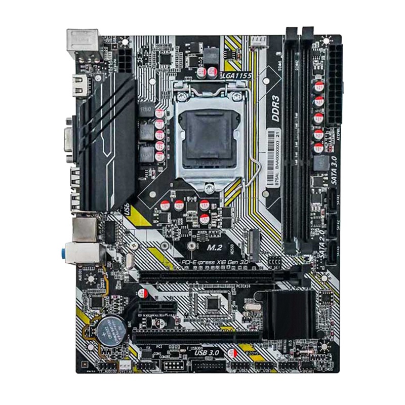 เมนบอร์ดเกม B75AL LGA1155 DDR3X2 M.2 PCI-E 16X SATA3.0 รองรับ Generation 2 3 CPUs #2