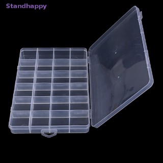 Standhappy กล่องพลาสติก 24 ช่อง สําหรับใส่เครื่องประดับ ลูกปัด
 ใหม่