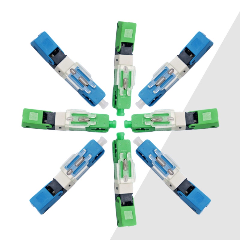 Free Shipping FTTH SC APC and SC UPC Single-Mode Fiber Optic Quick Connector FTTH SM Optic Fast Conn