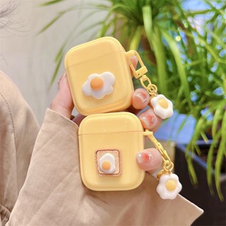 เคสหูฟังซิลิโคนนิ่ม ลายไข่น่ารัก สําหรับ Airpod 1/2 Airpods 3 2 1 Pro Capa Funda