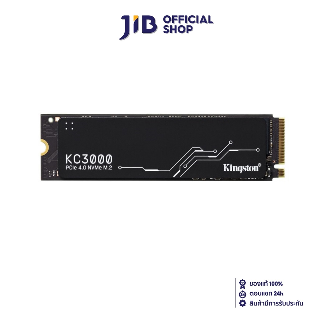 2048 GB SSD (เอสเอสดี) KINGSTON KC3000 - PCIe 4/NVMe M.2 2280 (SKC3000D/2048G)