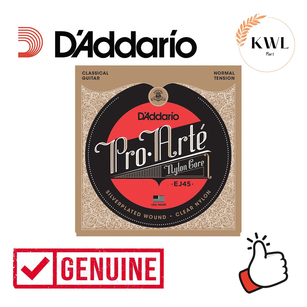 สายกีต้าร์คลาสสิก Dario Pro-Arté Nylon, EJ45 / EJ46 / EJ49 / EJ50